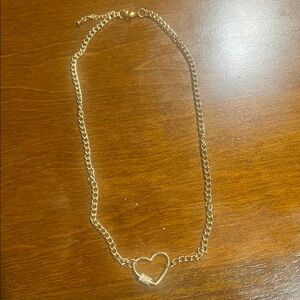 Gold Heart Pendant Necklace